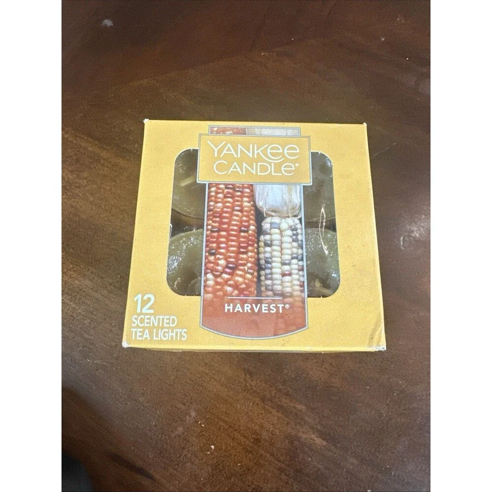 Yankee Candle Harvest Scented Tea Light Candles 12 Count Retired Rare